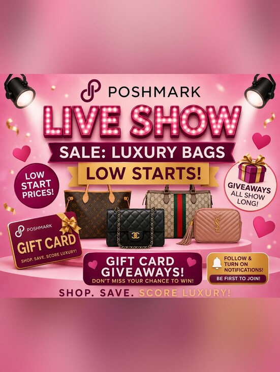 Handbags - Live Show Luxury Bags / Low Start / Giveaways / Gifts Card !!